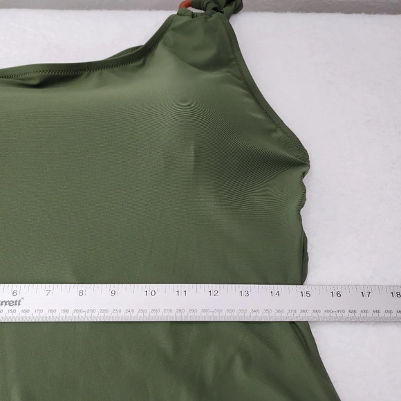 J. Crew One-shoulder Swimsuit with Tortoise Ring - Picture 11 of 12